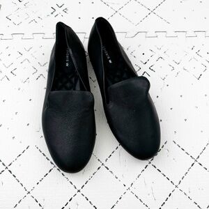 Birdies- NEW The Starling Jet Leather Flats Size 6.5